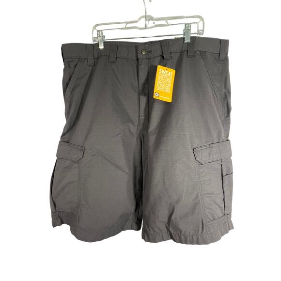 Carhartt Men's Force Broxton Gray Cargo Short 11 Inch 103543 Relaxed Fit Sz 44 - Picture 1 of 11